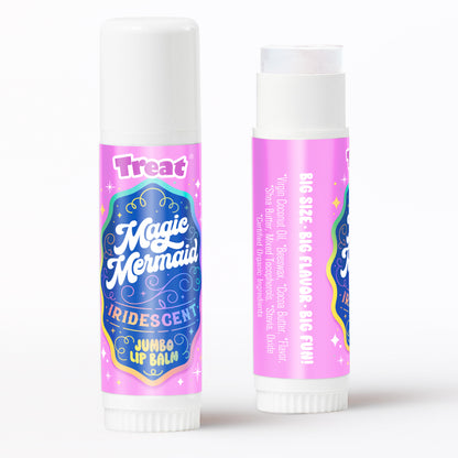 Magic Mermaid Iridescent Jumbo Organic Lip Balm — Natural Shimmery Lip Balm by Treat Beauty