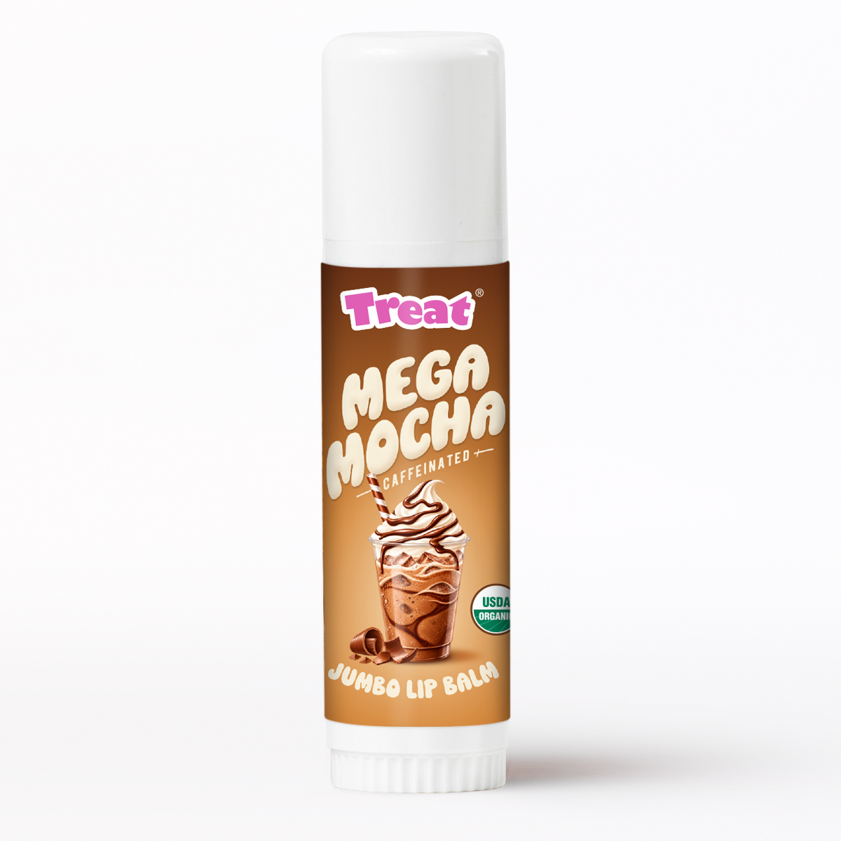 Mega Mocha Caffeinated Jumbo Organic Lip Balm