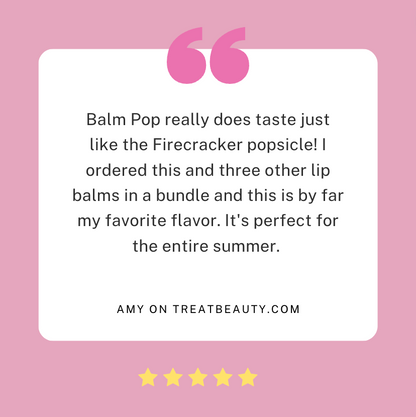 Balm Pop Jumbo Organic Lip Balm Review