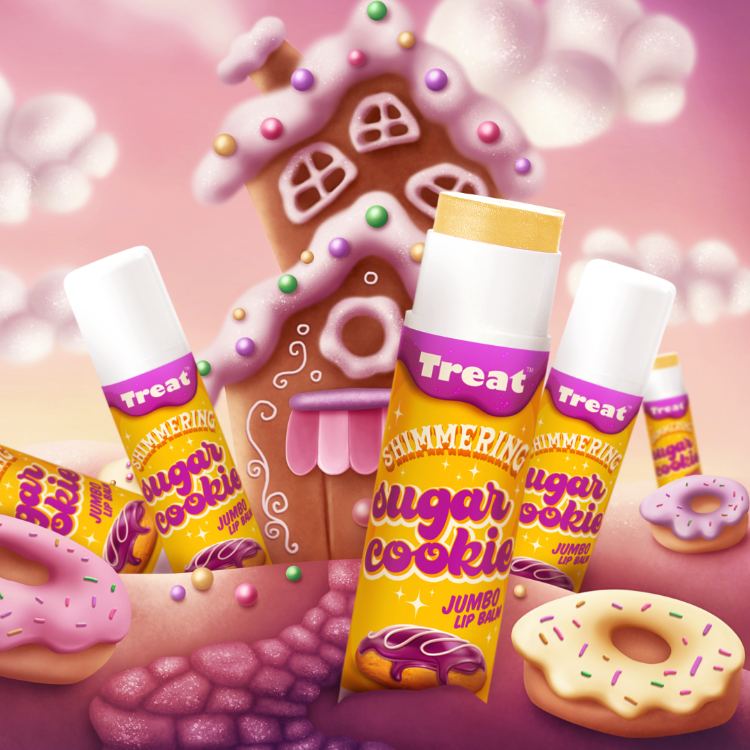 Shimmering Sugar Cookie Jumbo Lip Balm