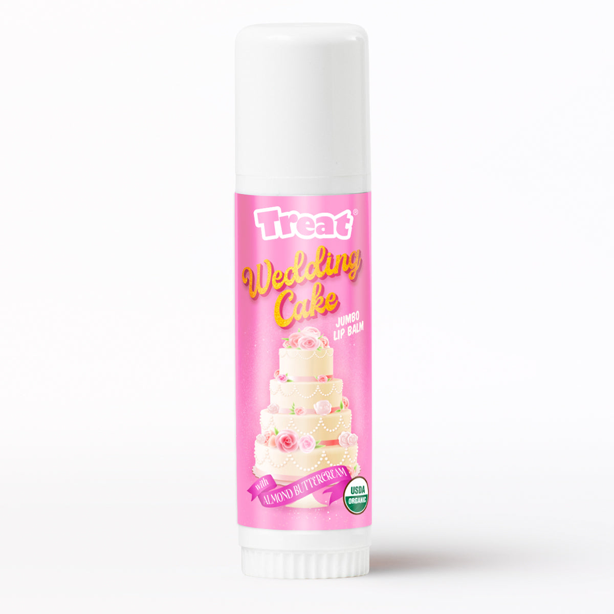 Wedding Cake Jumbo Organic Lip Balm — Sweet Natural Lip Balm by Treat Beauty