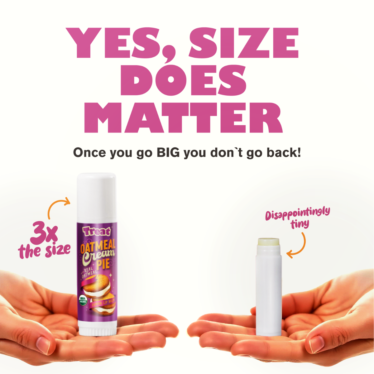 Yes, Size Does Matter. Once you go BIG you don't go back!