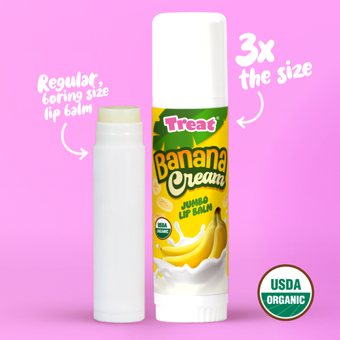 Banana Cream Jumbo Organic Lip Balm