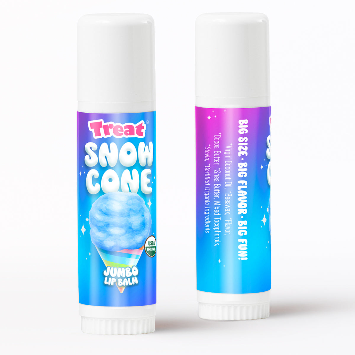 Snow Cone Jumbo Organic Lip Balm