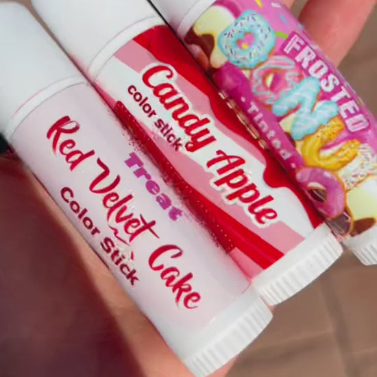 Frosted Donut Tinted Jumbo Organic Lip Balm