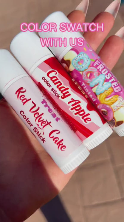 Frosted Donut Tinted Jumbo Organic Lip Balm