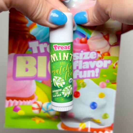 Mint & Matcha Tea Jumbo Lip Balm unboxing video