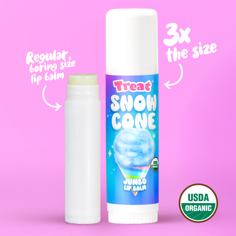 Snow Cone Jumbo Organic Lip Balm