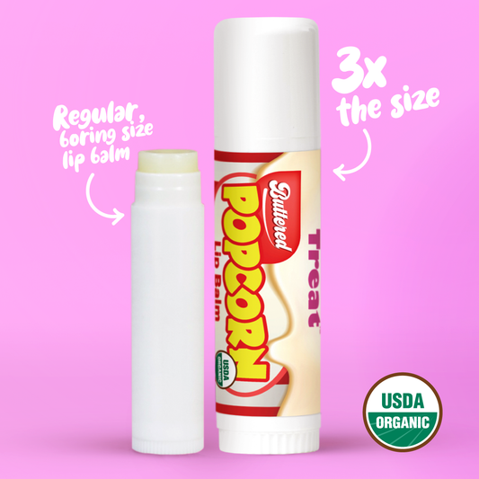 Buttered Popcorn Jumbo Organic Lip Balm