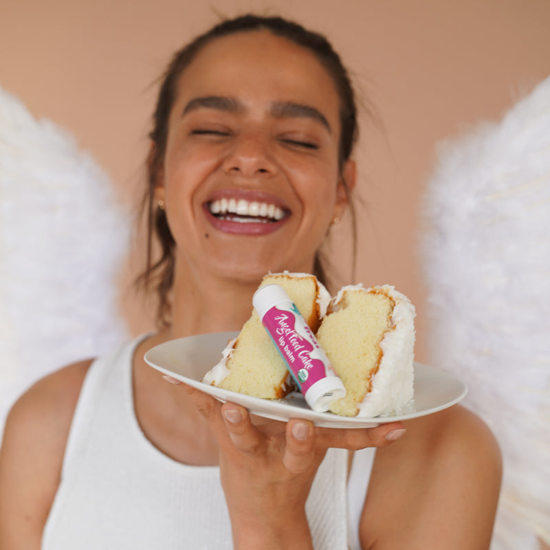 Angel Food Cake Jumbo Organic Lip Balm